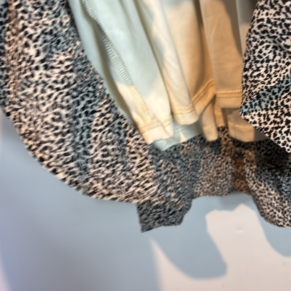 NWT Sienna Sky Knee Length Sun Dress smocked stretch Top tiered skirt size small - Picture 11 of 11